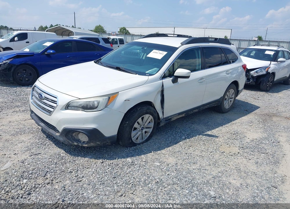 2016 SUBARU OUTBACK 2.5I PREMIUM VIN: 4S4BSBCC1G3227173