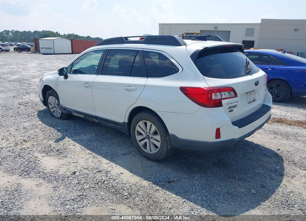 2016 SUBARU OUTBACK 2.5I PREMIUM VIN: 4S4BSBCC1G3227173