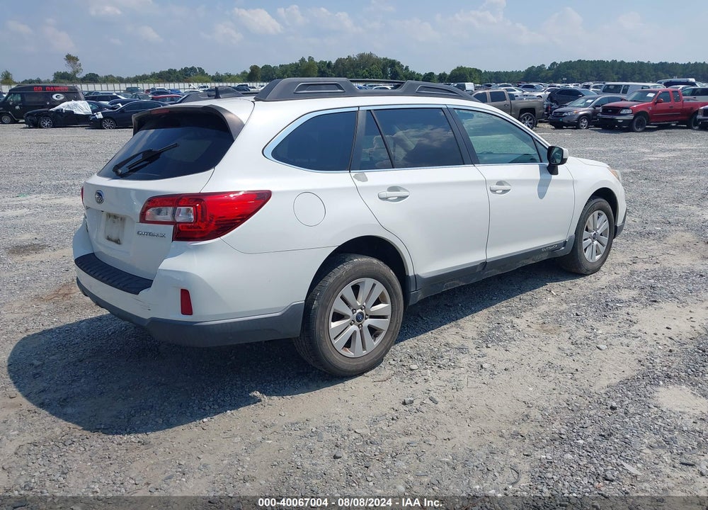 2016 SUBARU OUTBACK 2.5I PREMIUM VIN: 4S4BSBCC1G3227173