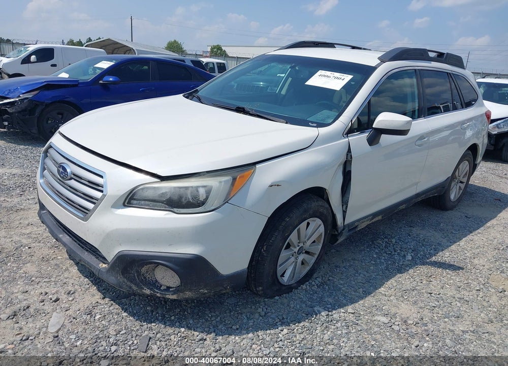 2016 SUBARU OUTBACK 2.5I PREMIUM VIN: 4S4BSBCC1G3227173