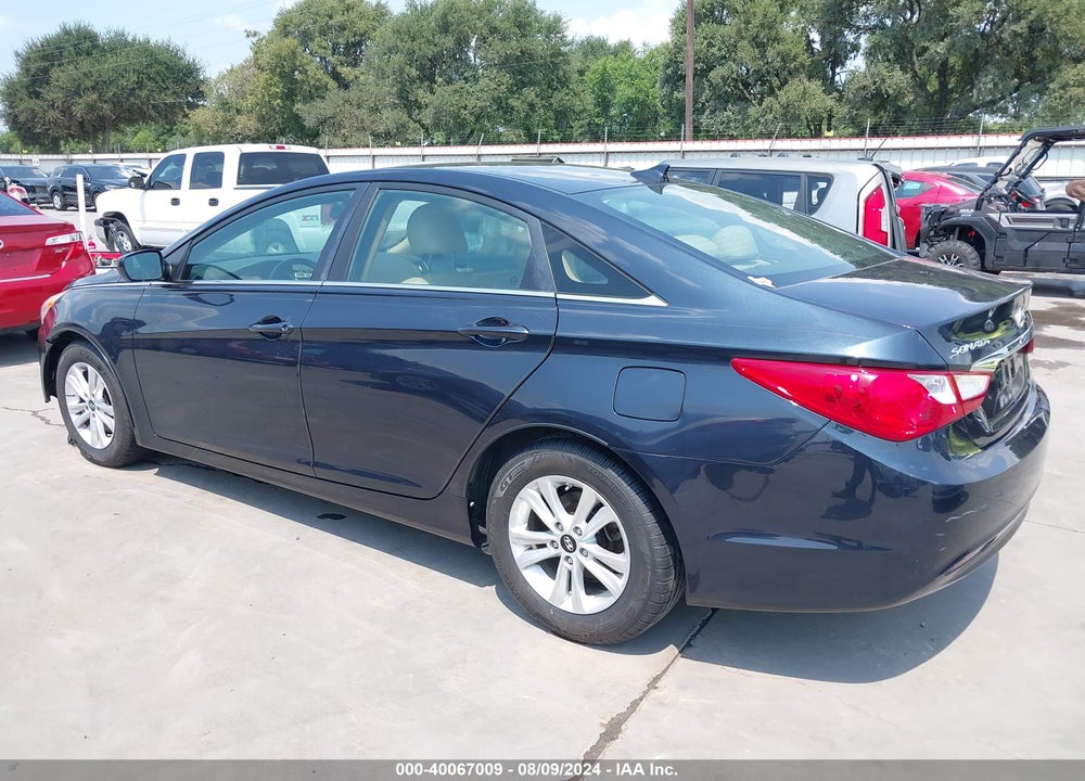 2013 HYUNDAI SONATA GLS VIN: 5NPEB4AC5DH783308