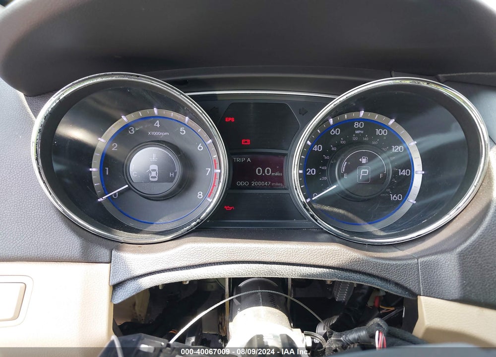 2013 HYUNDAI SONATA GLS VIN: 5NPEB4AC5DH783308