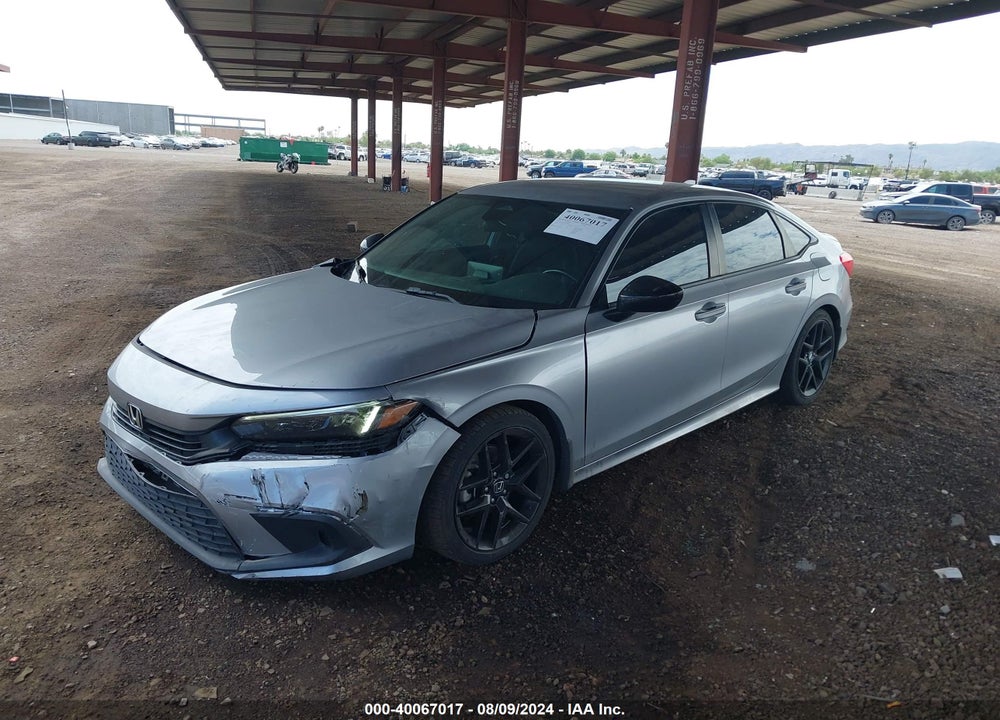 2022 HONDA CIVIC VIN: 2HGFE2F57NH513602