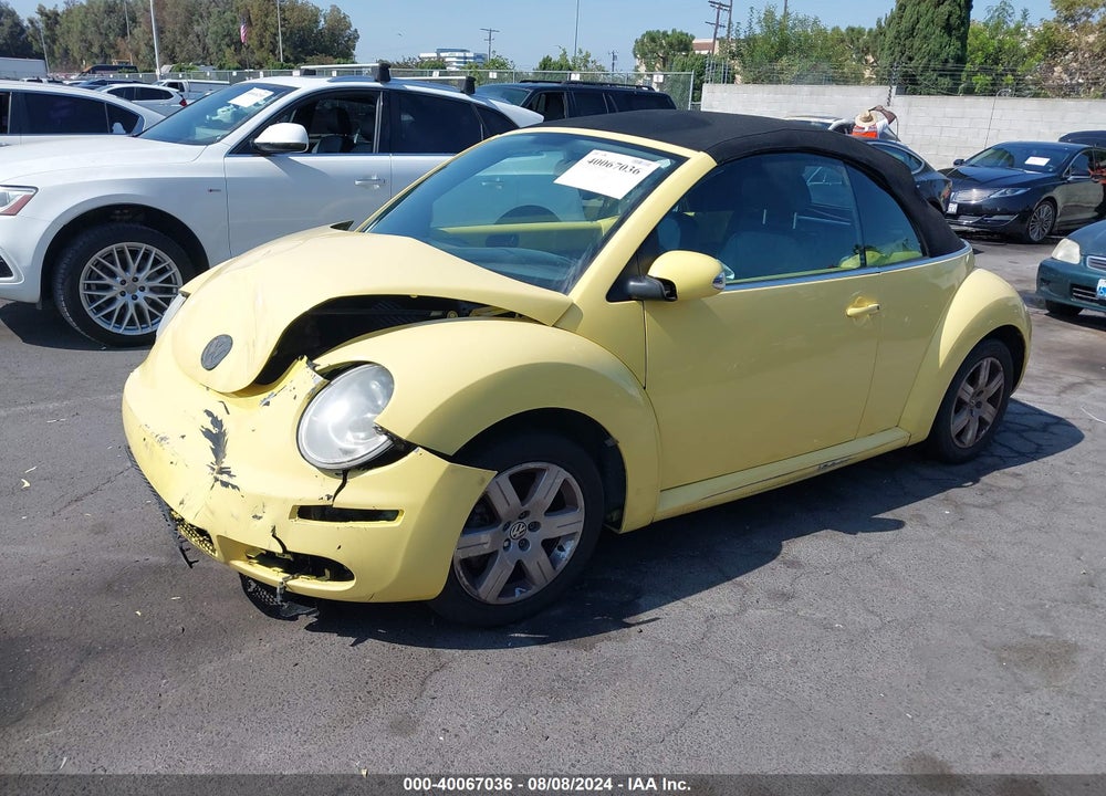 2007 VOLKSWAGEN NEW BEETLE 2.5 VIN: 3VWRF31Y07M408515
