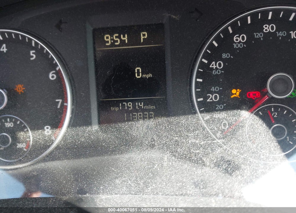 2012 VOLKSWAGEN PASSAT 2.5L S VIN: 1VWAP7A39CC073062