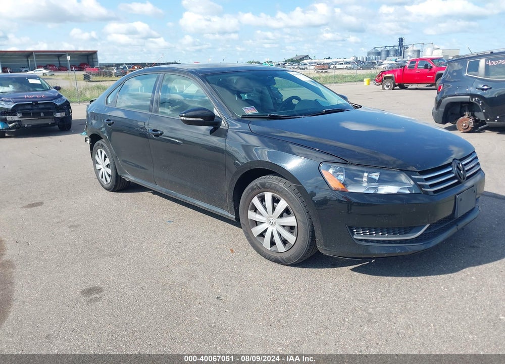 2012 VOLKSWAGEN PASSAT 2.5L S VIN: 1VWAP7A39CC073062