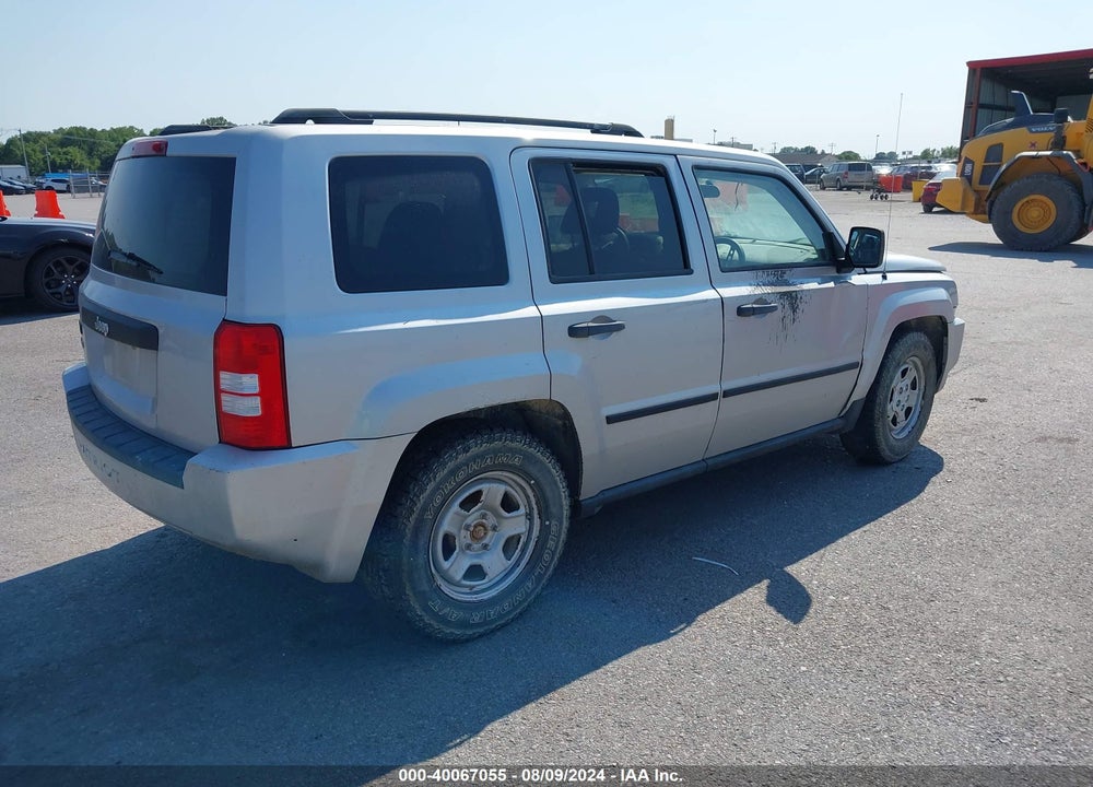 2009 JEEP PATRIOT SPORT VIN: 1J4FF28B29D243268