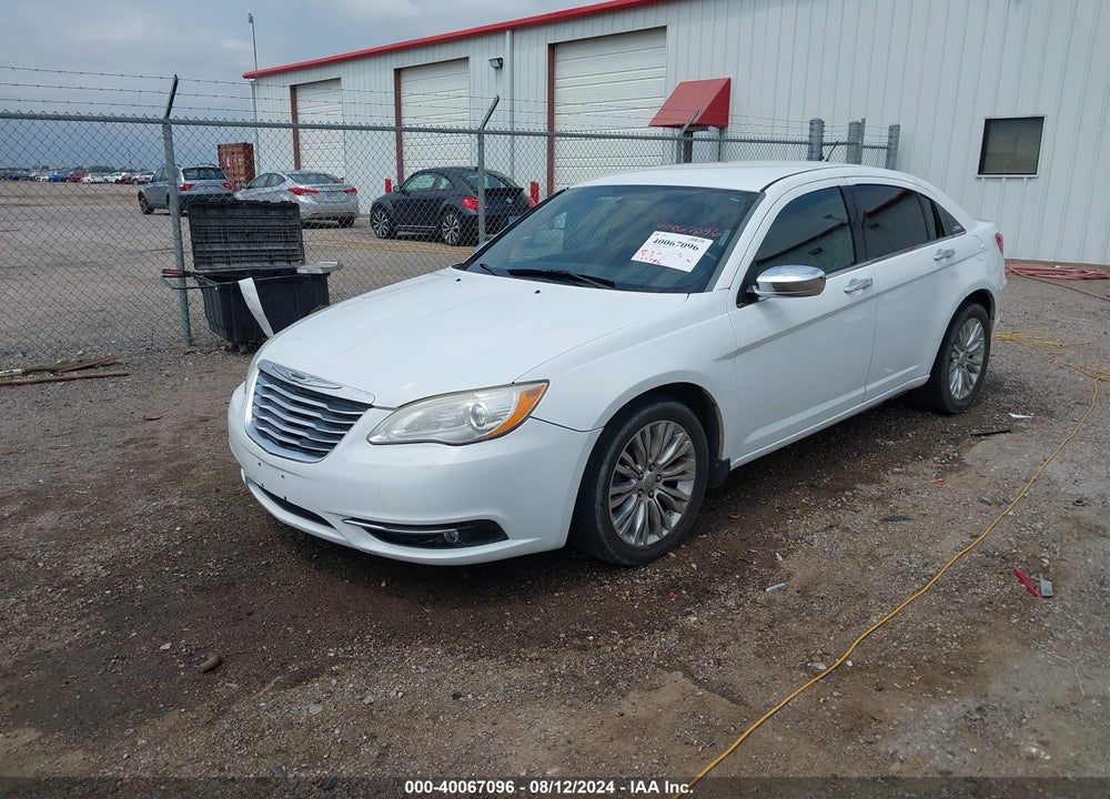 2012 CHRYSLER 200 LIMITED VIN: 1C3CCBCG3CN189439