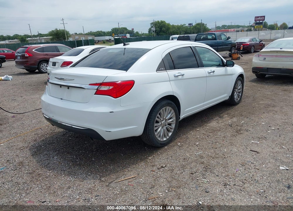 2012 CHRYSLER 200 LIMITED VIN: 1C3CCBCG3CN189439