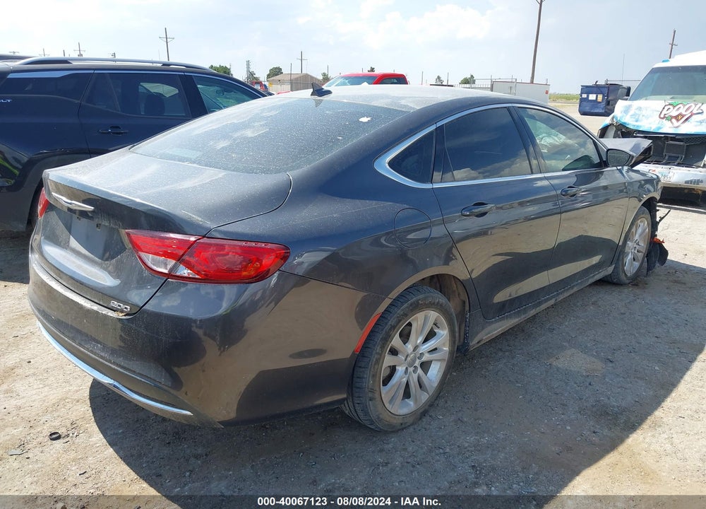 2016 CHRYSLER 200 LIMITED PLATINUM VIN: 1C3CCCAB2GN191282