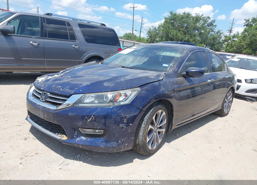 2013 HONDA ACCORD SPORT VIN: 1HGCR2F56DA203297