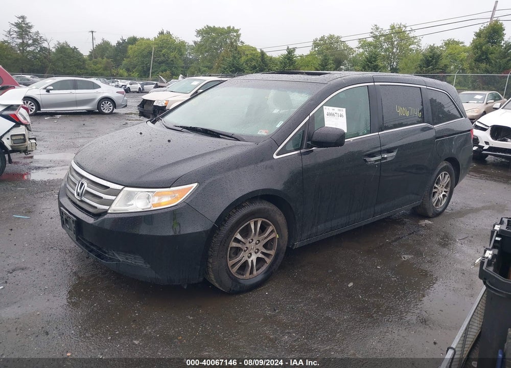 2011 HONDA ODYSSEY EX-L VIN: 5FNRL5H65BB038512