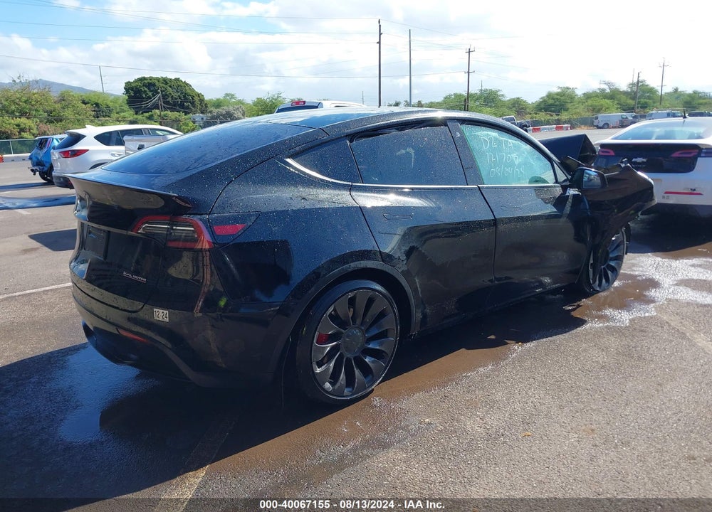 2022 TESLA MODEL Y PERFORMANCE DUAL MOTOR ALL-WHEEL DRIVE VIN: 7SAYGDEF8NF327714