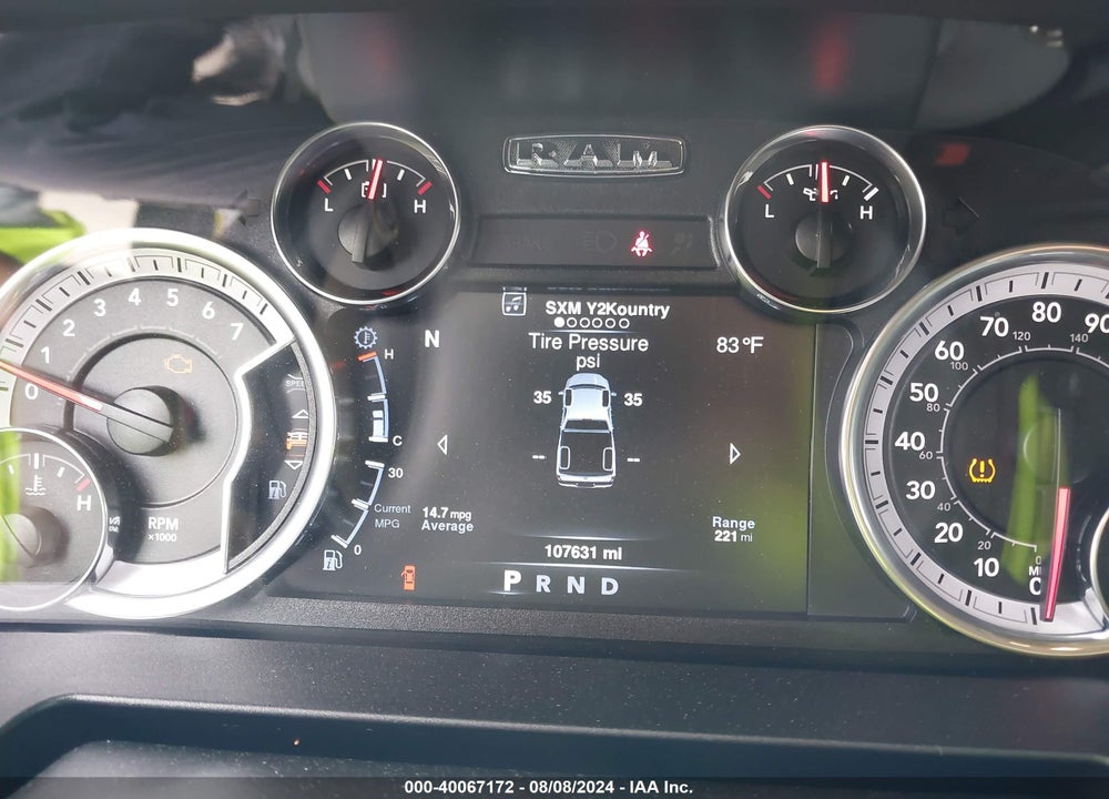 2021 RAM 1500 CLASSIC SLT 4X4 6'4 BOX VIN: 1C6RR7TT1MS545234
