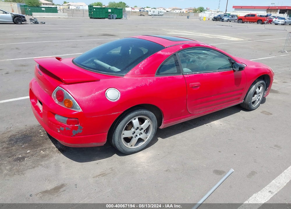2003 MITSUBISHI ECLIPSE GS VIN: 4A3AC44G03E019291