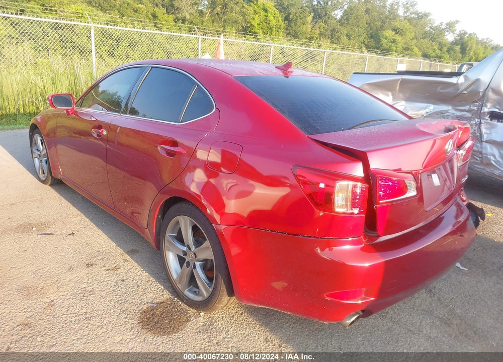 2013 LEXUS IS 250 VIN: JTHBF5C20D5192271