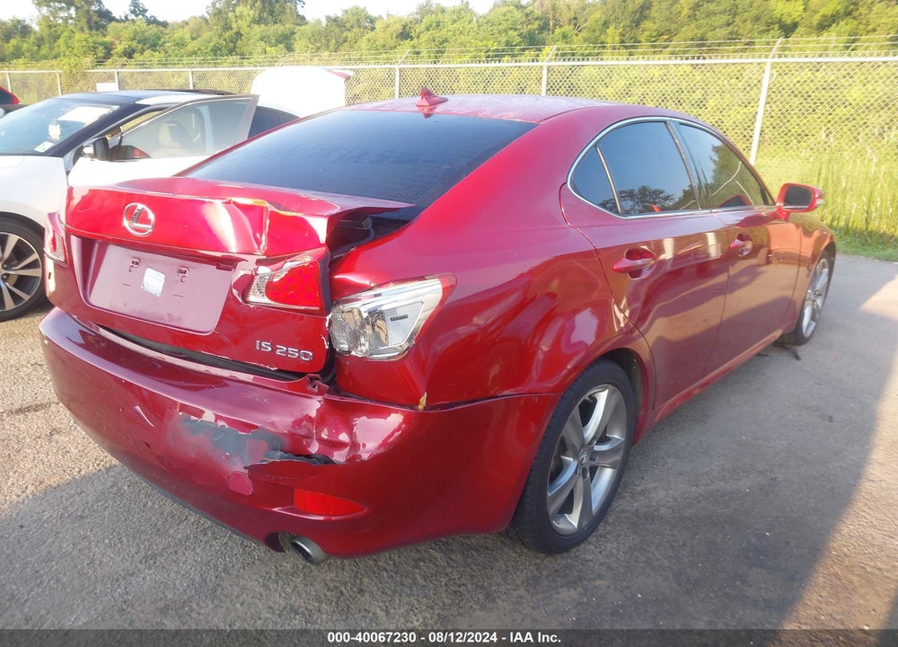 2013 LEXUS IS 250 VIN: JTHBF5C20D5192271