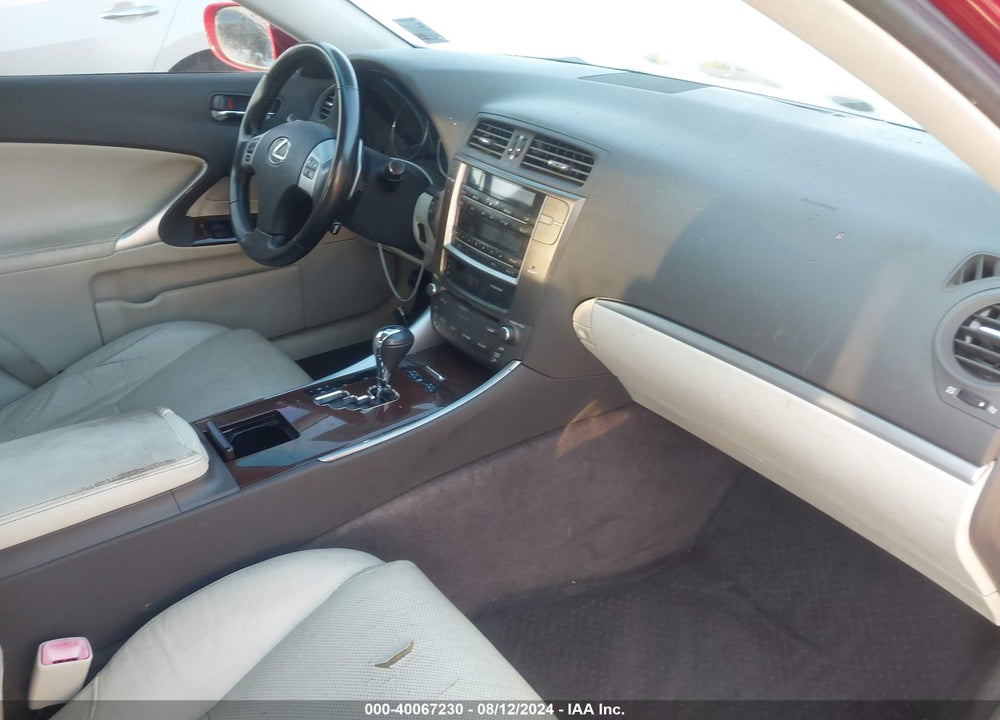2013 LEXUS IS 250 VIN: JTHBF5C20D5192271