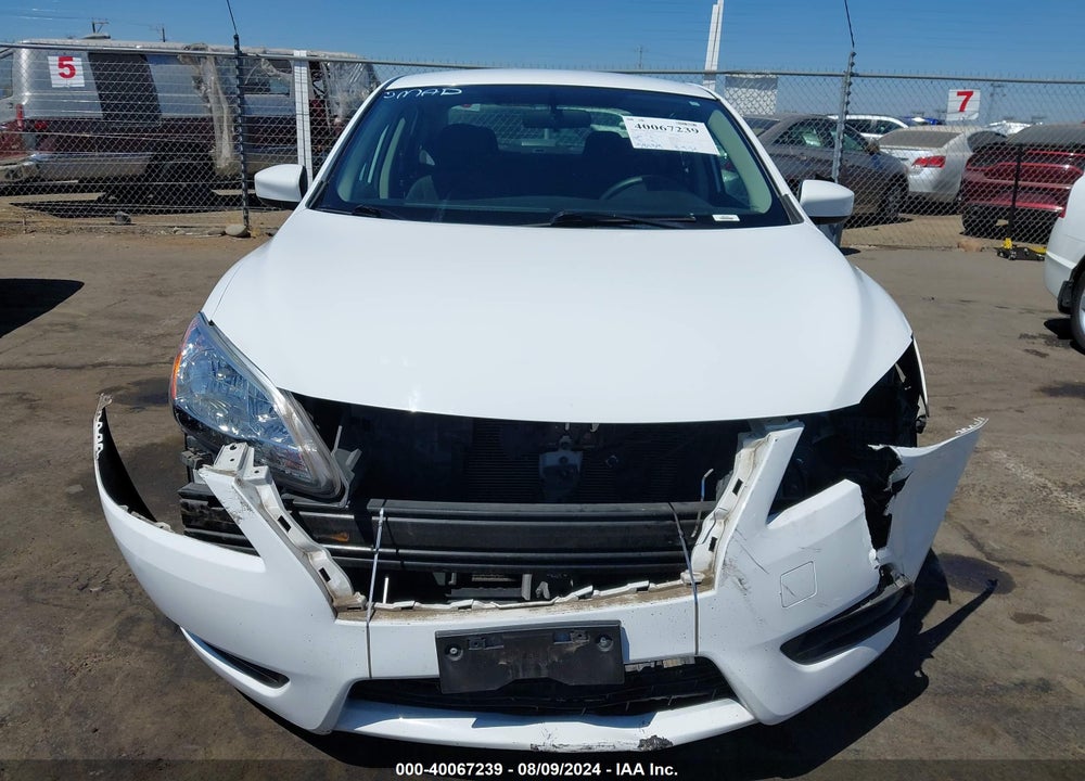 2015 NISSAN SENTRA S VIN: 3N1AB7AP0FY223787
