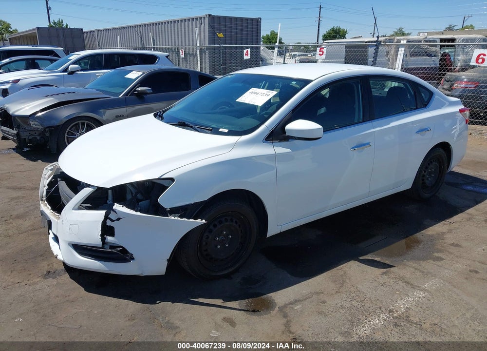 2015 NISSAN SENTRA S VIN: 3N1AB7AP0FY223787