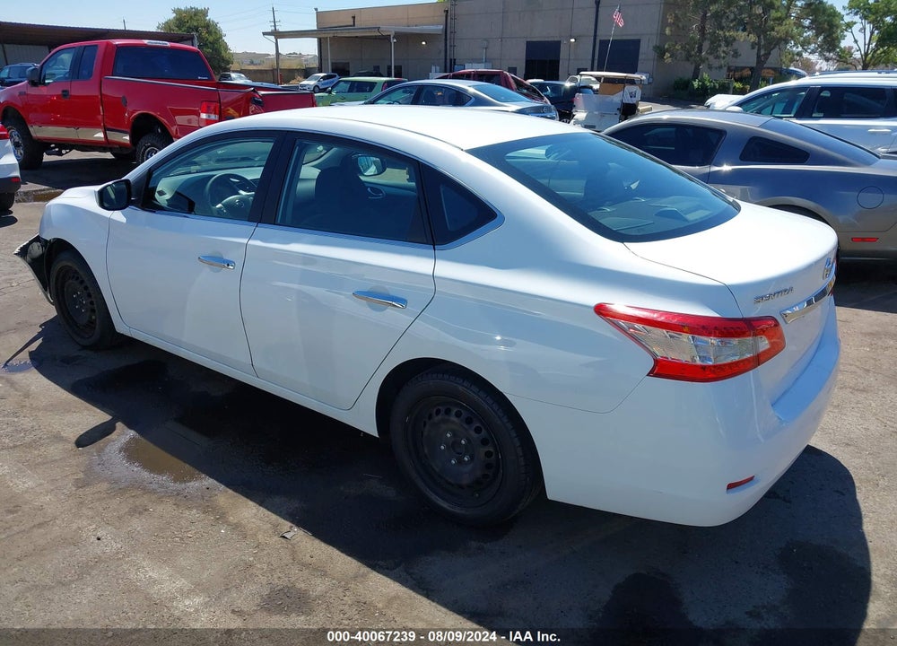 2015 NISSAN SENTRA S VIN: 3N1AB7AP0FY223787