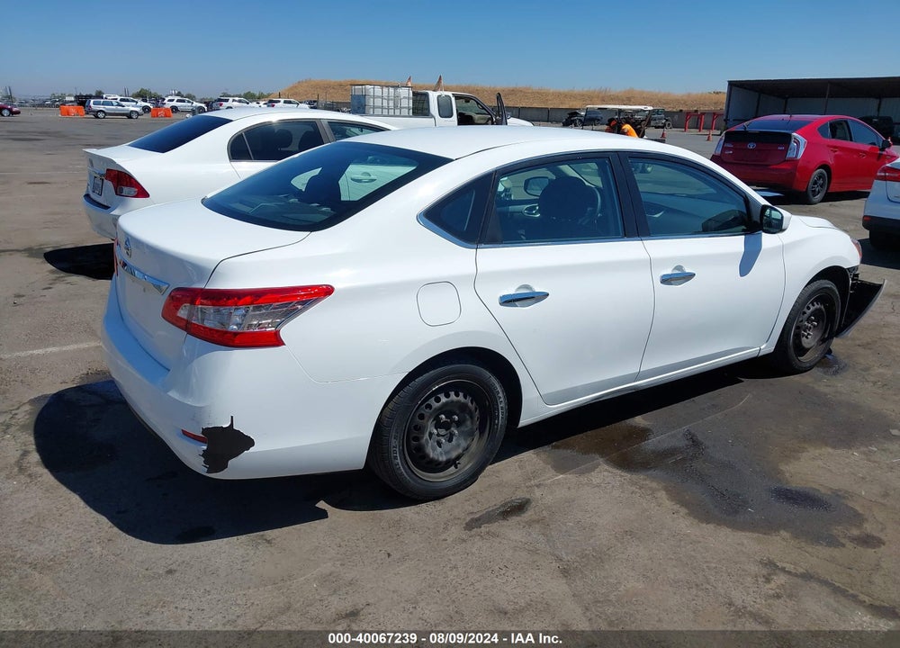 2015 NISSAN SENTRA S VIN: 3N1AB7AP0FY223787