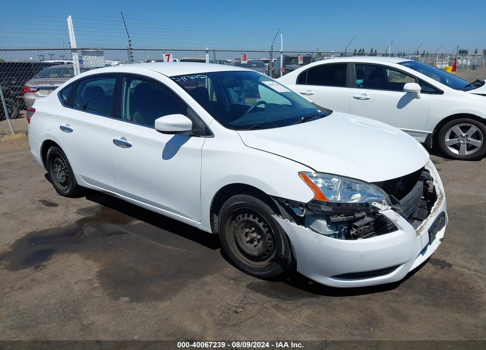 2015 NISSAN SENTRA S VIN: 3N1AB7AP0FY223787