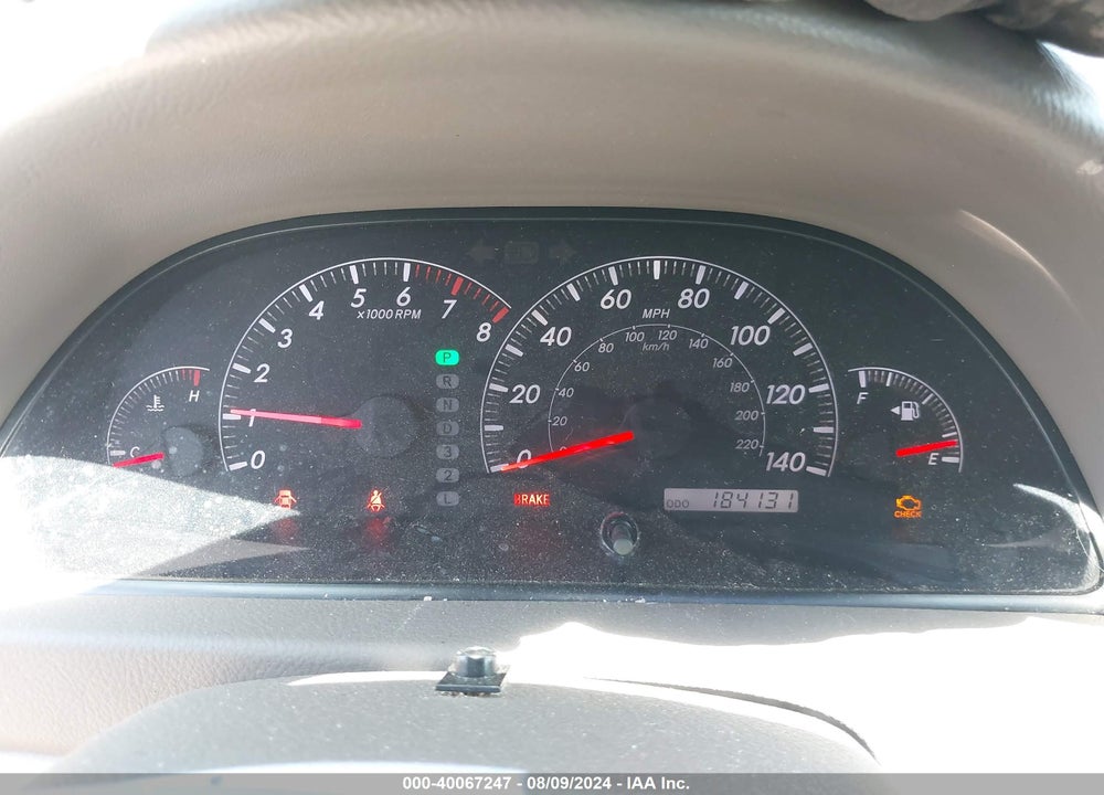 2006 TOYOTA CAMRY XLE VIN: 4T1BE32K46U704841
