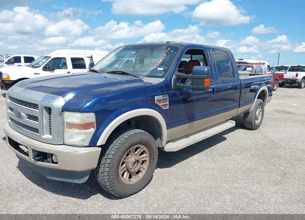 2008 FORD F-350 FX4/HARLEY-DAVIDSON/KING RANCH/LARIAT/XL/XLT VIN: 1FTWW31R08EC84994