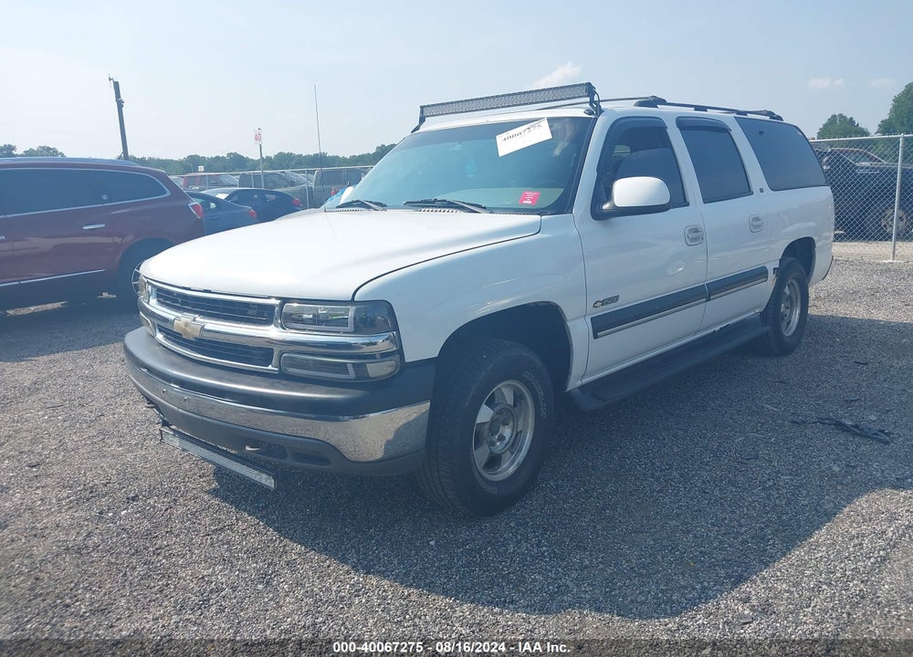 2001 CHEVROLET SUBURBAN 1500 LT VIN: 3GNFK16T41G107939