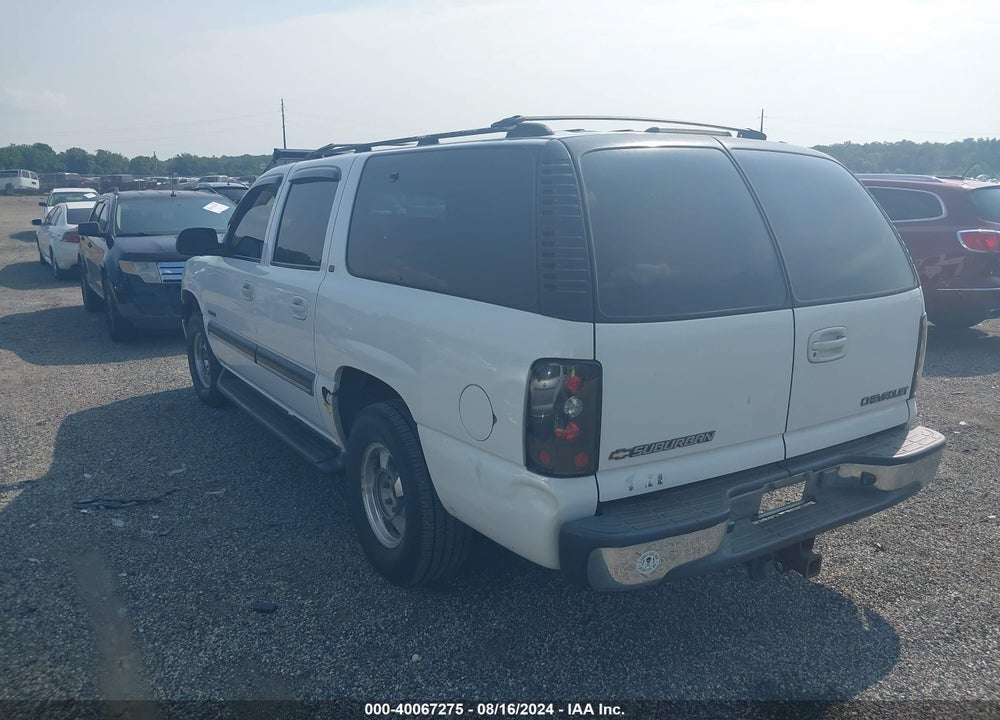 2001 CHEVROLET SUBURBAN 1500 LT VIN: 3GNFK16T41G107939