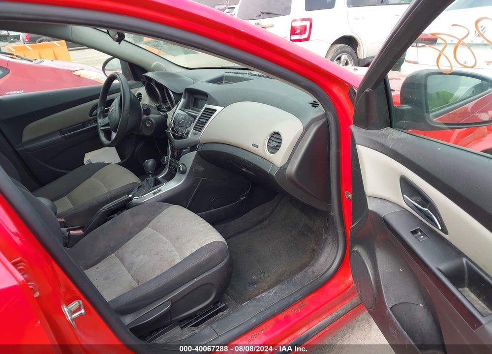 2014 CHEVROLET CRUZE LS MANUAL VIN: 1G1PB5SH6E7279468