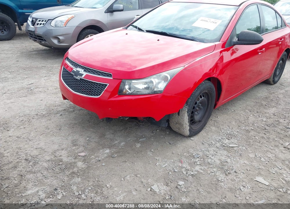 2014 CHEVROLET CRUZE LS MANUAL VIN: 1G1PB5SH6E7279468