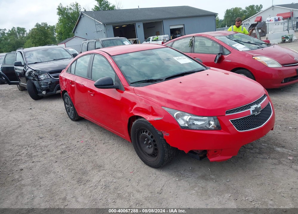 2014 CHEVROLET CRUZE LS MANUAL VIN: 1G1PB5SH6E7279468