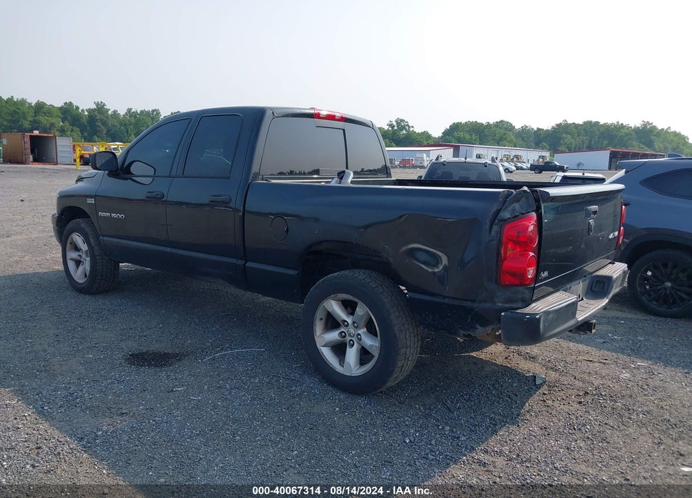 2007 DODGE RAM 1500 SLT/TRX4 OFF ROAD/SPORT VIN: 1D7HU182X7S180837