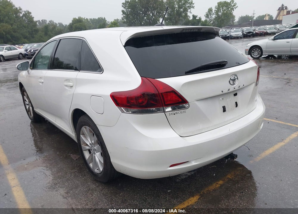 2013 TOYOTA VENZA LE VIN: 4T3ZA3BB5DU080904