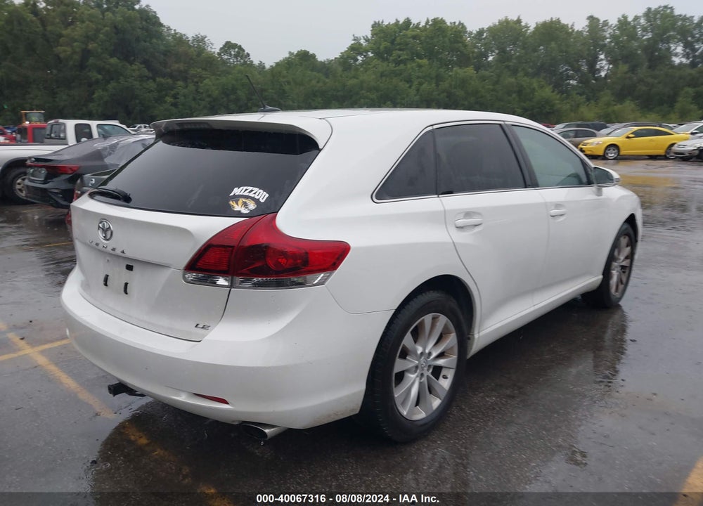 2013 TOYOTA VENZA LE VIN: 4T3ZA3BB5DU080904