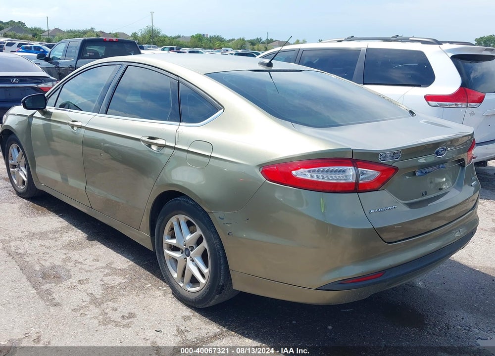 2013 FORD FUSION SE VIN: 3FA6P0HR8DR194944