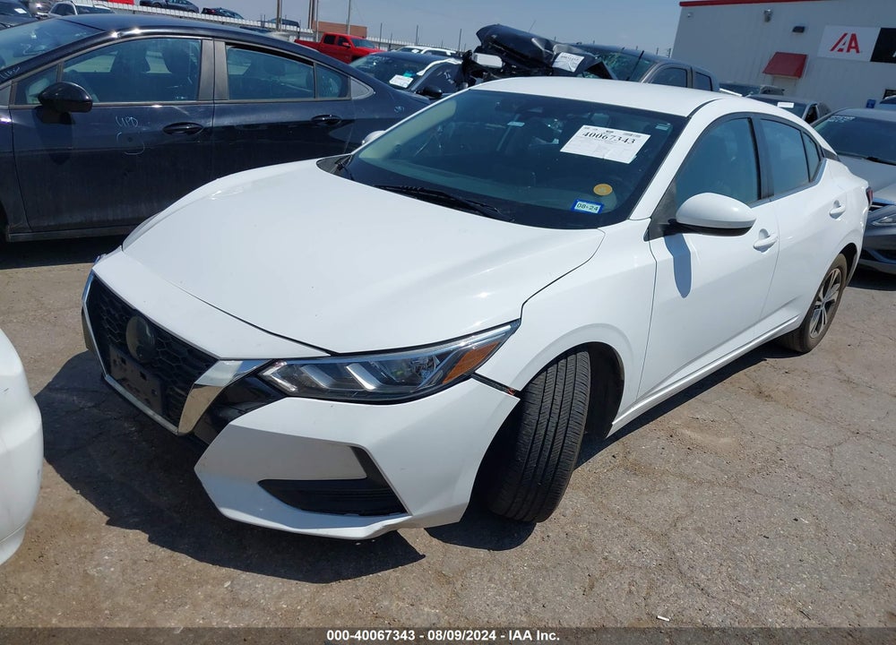 2022 NISSAN SENTRA SV XTRONIC CVT VIN: 3N1AB8CV9NY205577