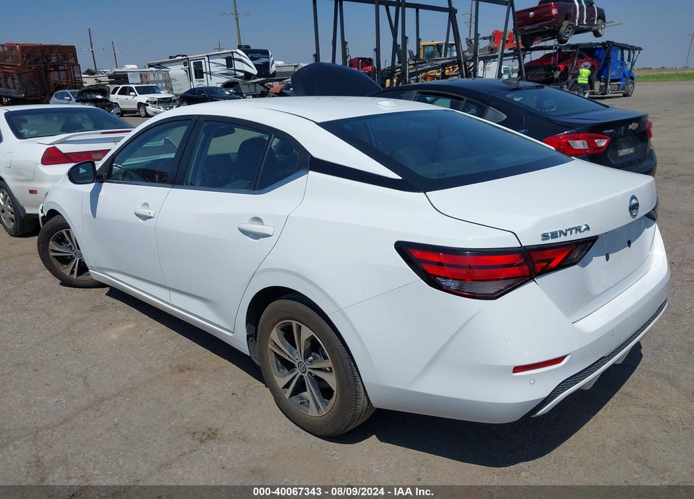 2022 NISSAN SENTRA SV XTRONIC CVT VIN: 3N1AB8CV9NY205577