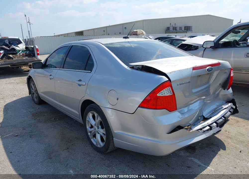 2012 FORD FUSION VIN: 3FAHP0HA0CR219384
