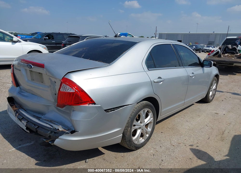 2012 FORD FUSION VIN: 3FAHP0HA0CR219384