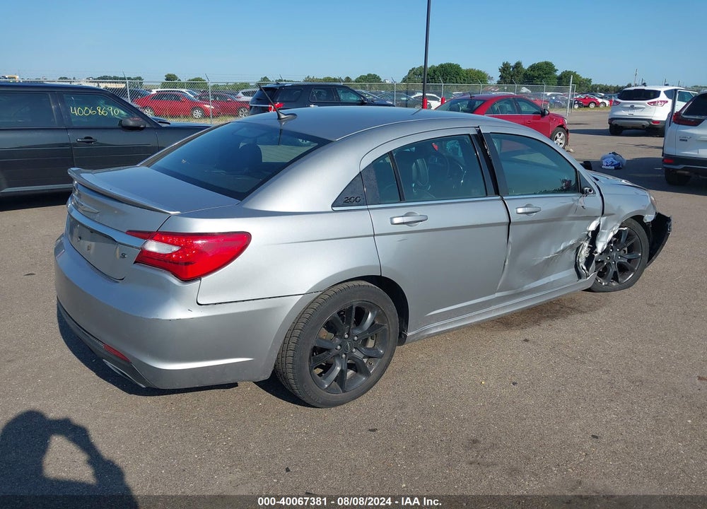 2014 CHRYSLER 200 LIMITED VIN: 1C3CCBCG6EN163887