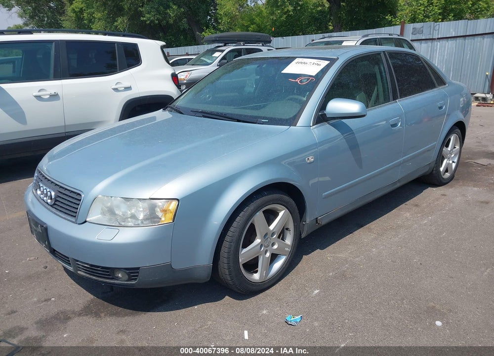 2003 AUDI A4 3.0 VIN: WAULT68E33A239688