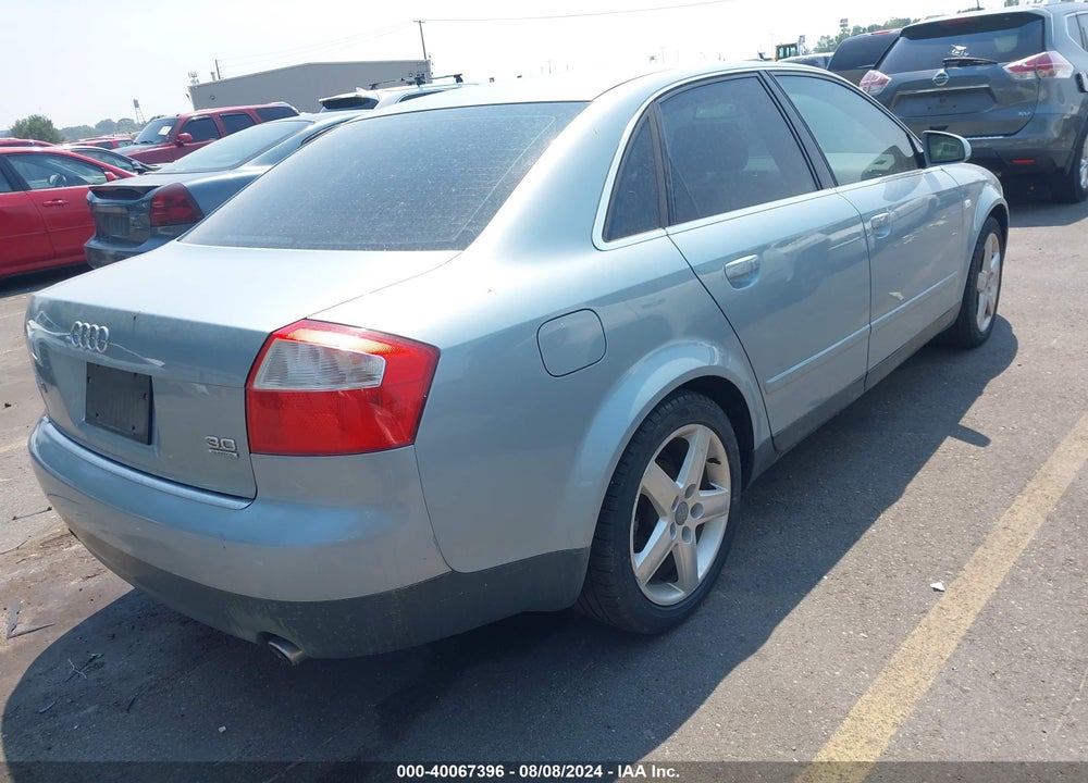 2003 AUDI A4 3.0 VIN: WAULT68E33A239688