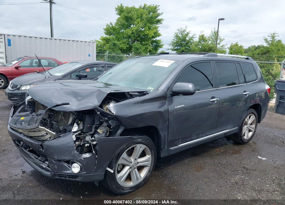 2013 TOYOTA HIGHLANDER LIMITED V6 VIN: 5TDDK3EH5DS257427