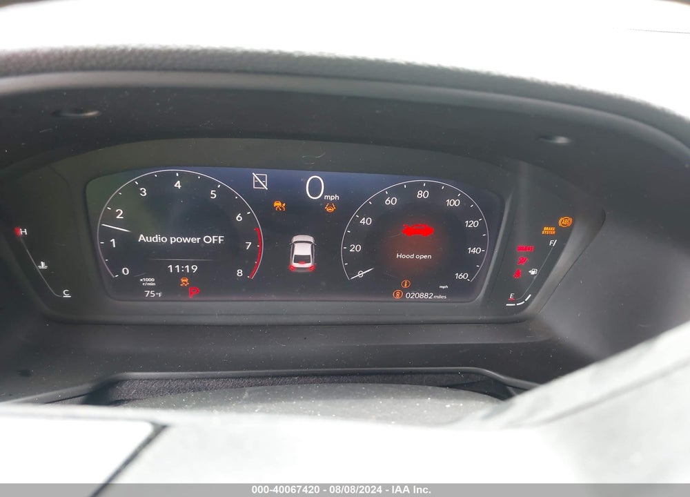 2024 HONDA ACCORD EX VIN: 1HGCY1F3XRA006734