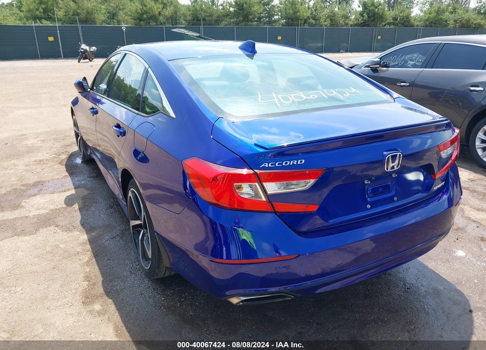2018 HONDA ACCORD SPORT VIN: 1HGCV1F33JA253946