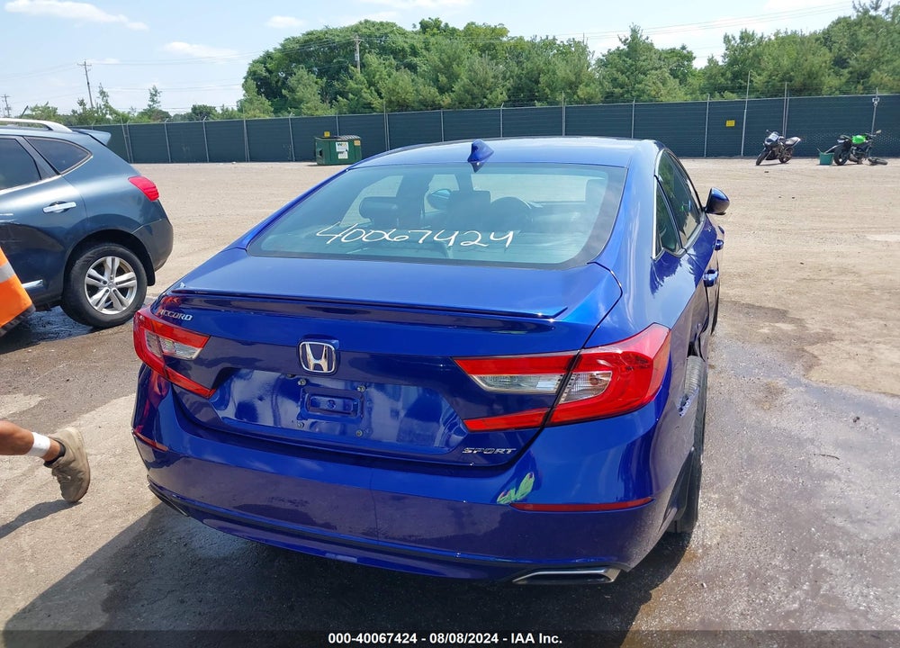 2018 HONDA ACCORD SPORT VIN: 1HGCV1F33JA253946