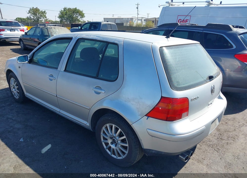 2003 VOLKSWAGEN GOLF GL TDI VIN: 9BWFP61J134073008